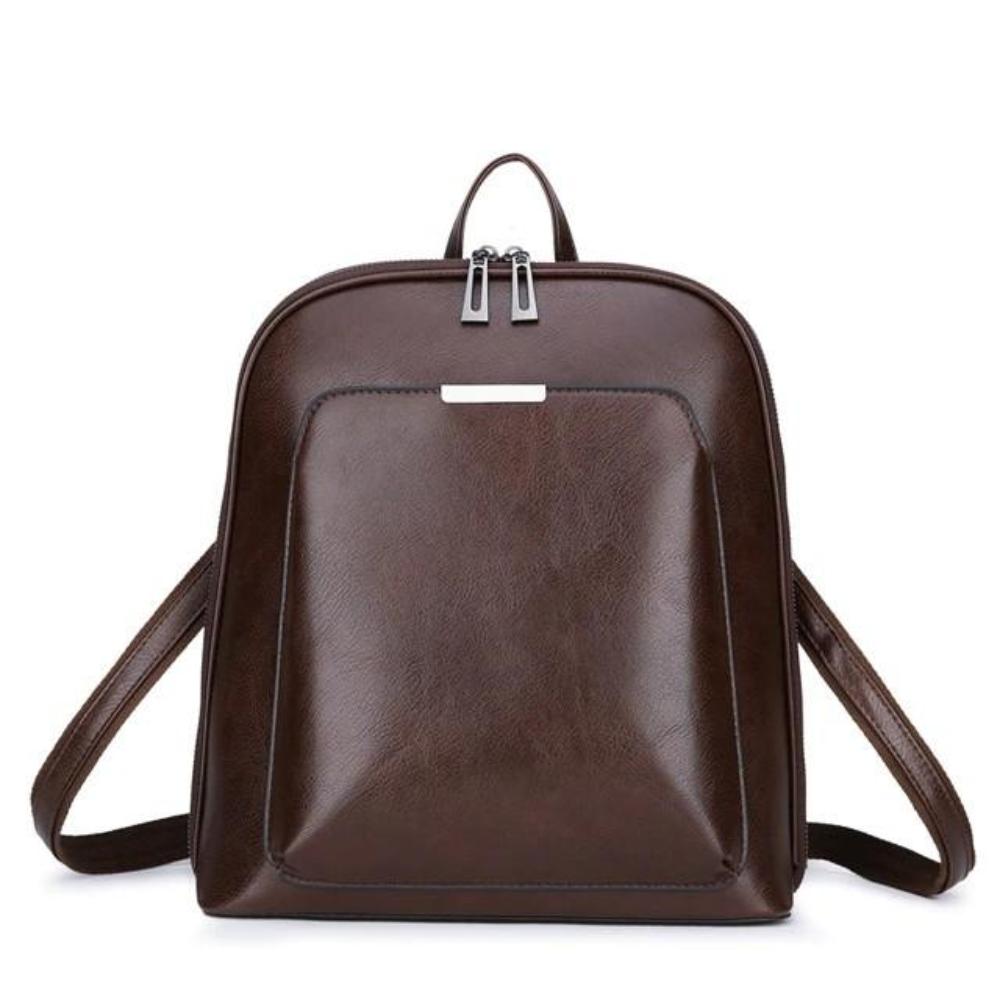 Women's Double Zipper Backpack | Saskia