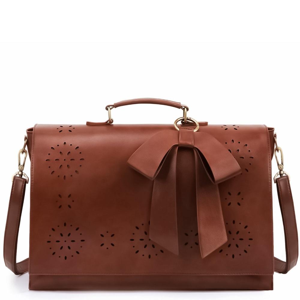 Women's Bow Satchel Handbag with Floral Detail | Bernadette