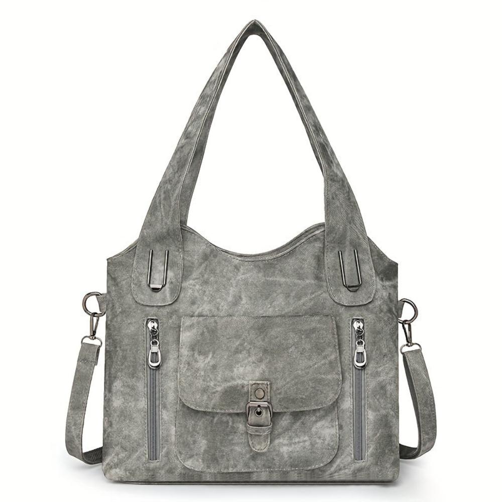 Women's Vegan Leather Shoulder Bag – Retro Style | Franka