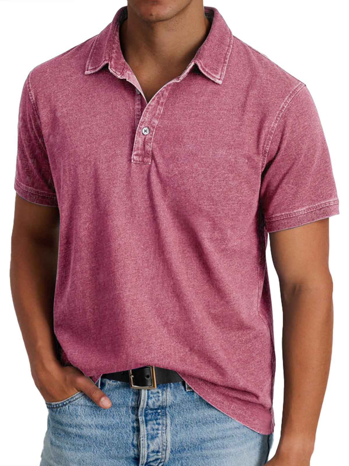 Menno - Polo shirt with collar