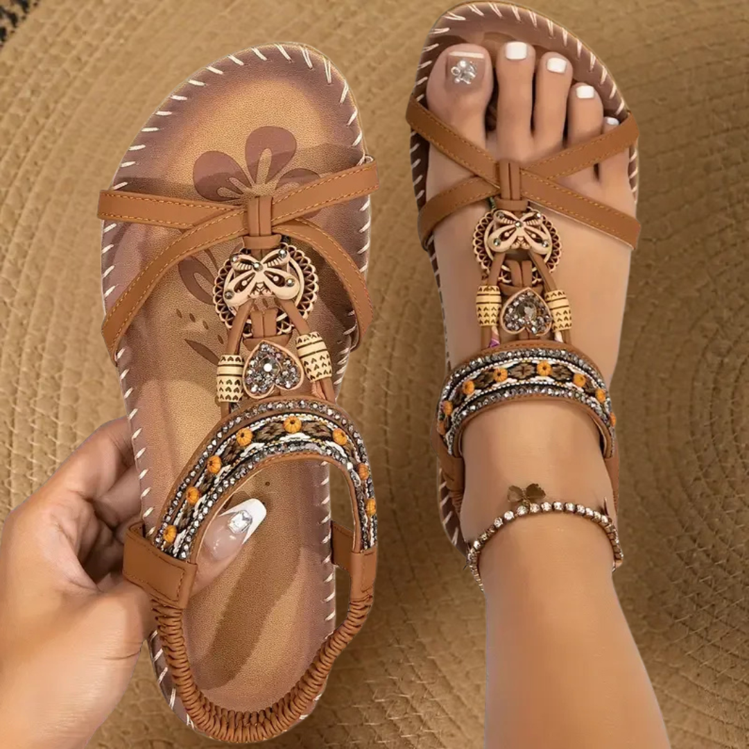 Women's Ibiza-Inspired Orthopedic Comfort Sandals - Nada