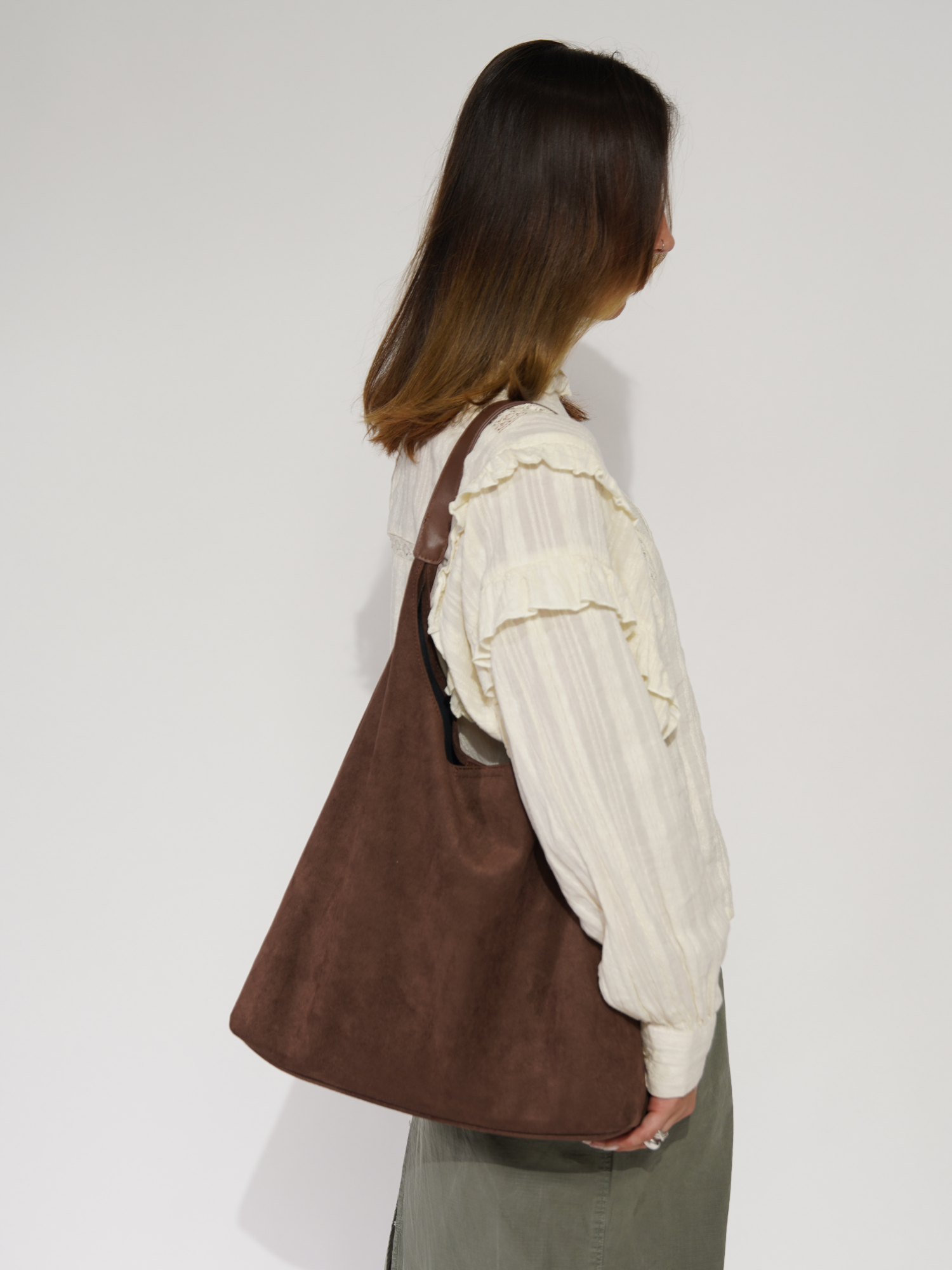 Suede Everyday Tote | Quinn