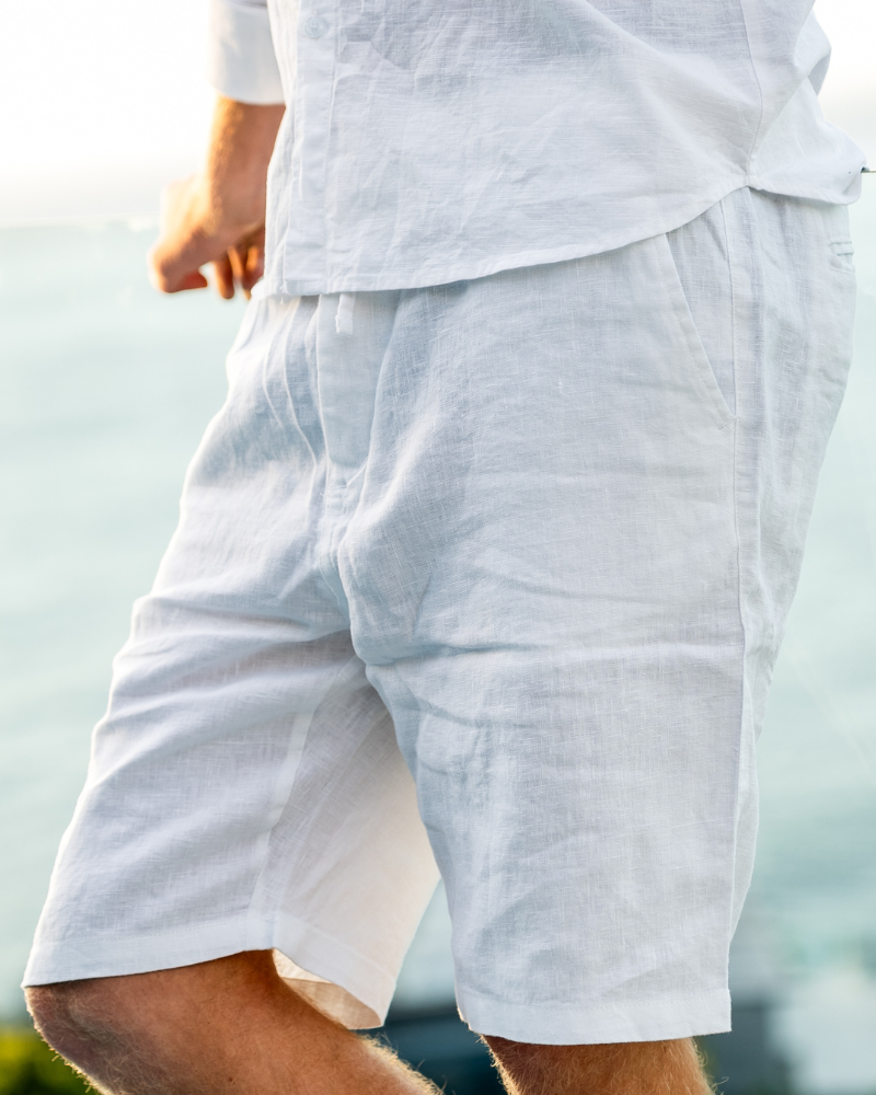 Blanca - Premium Linen Shorts