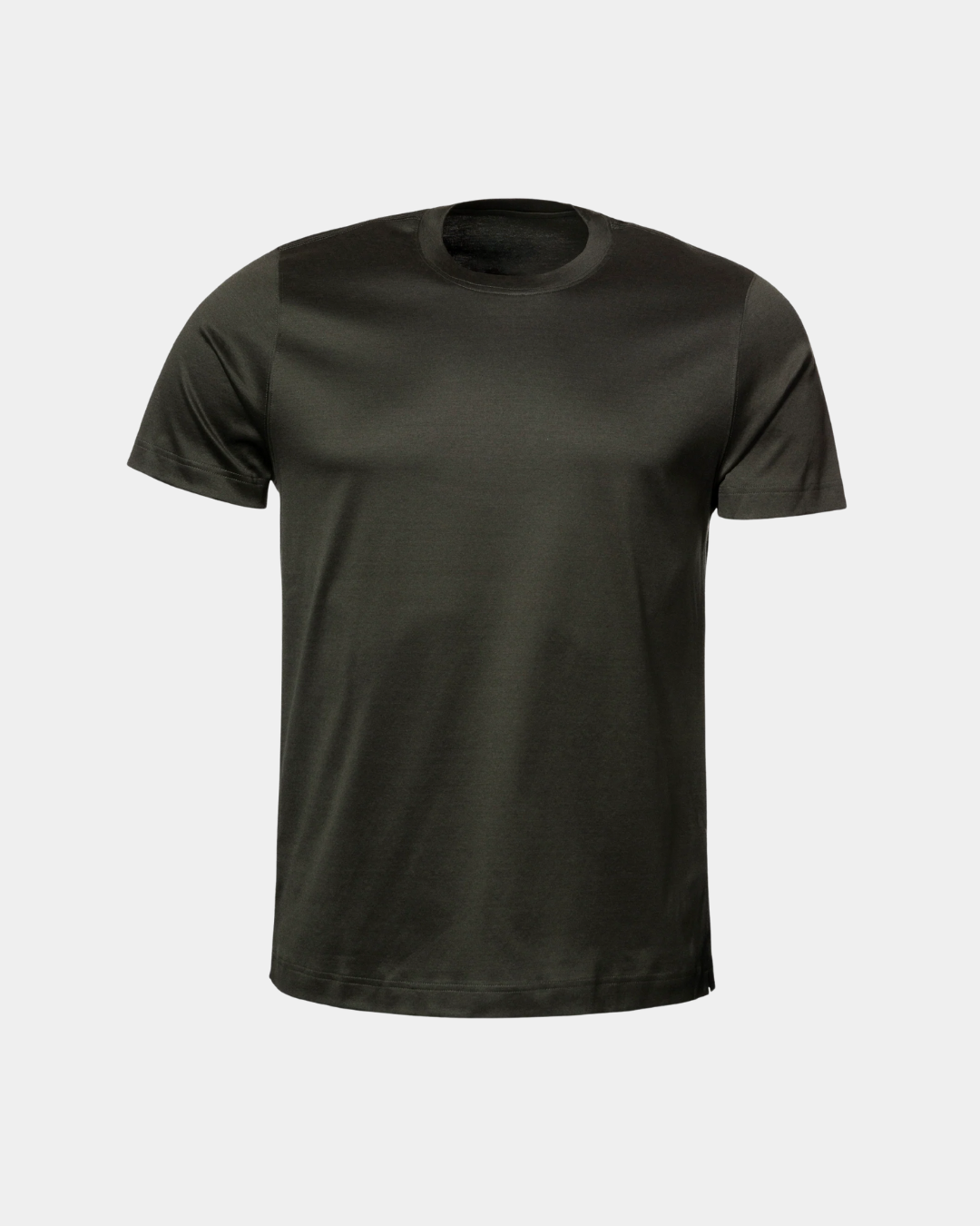 Signature Mercerised Supima T-Shirt – Dark Green