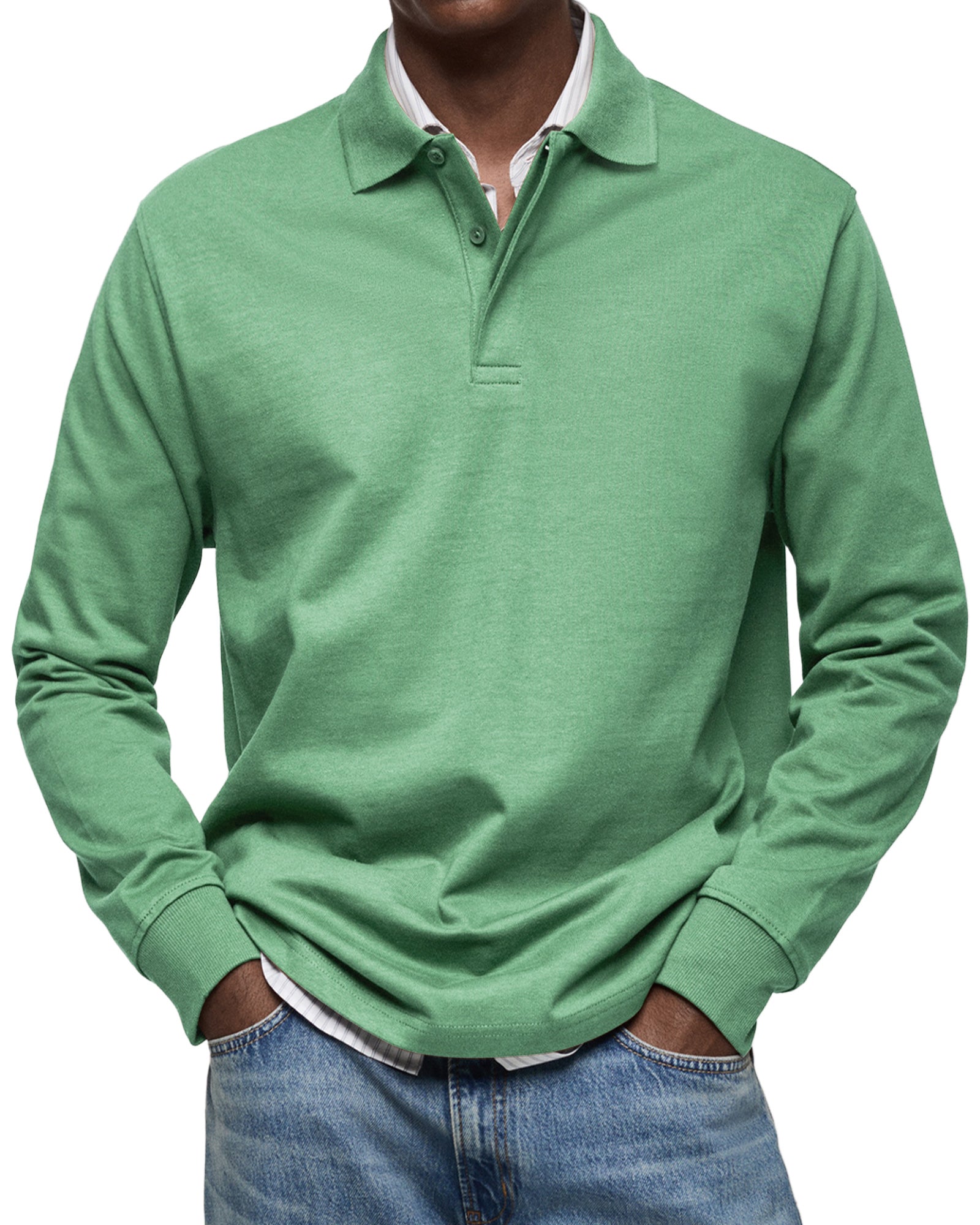 Andres - Luxury Long-Sleeve Polo