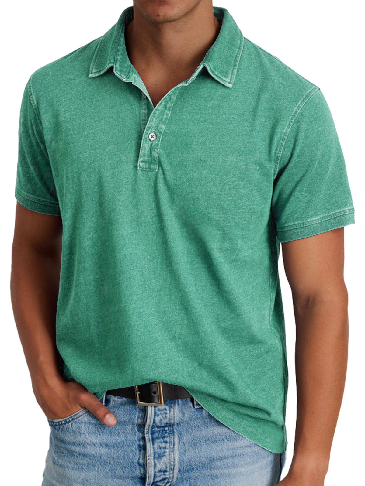 Menno - Polo shirt with collar