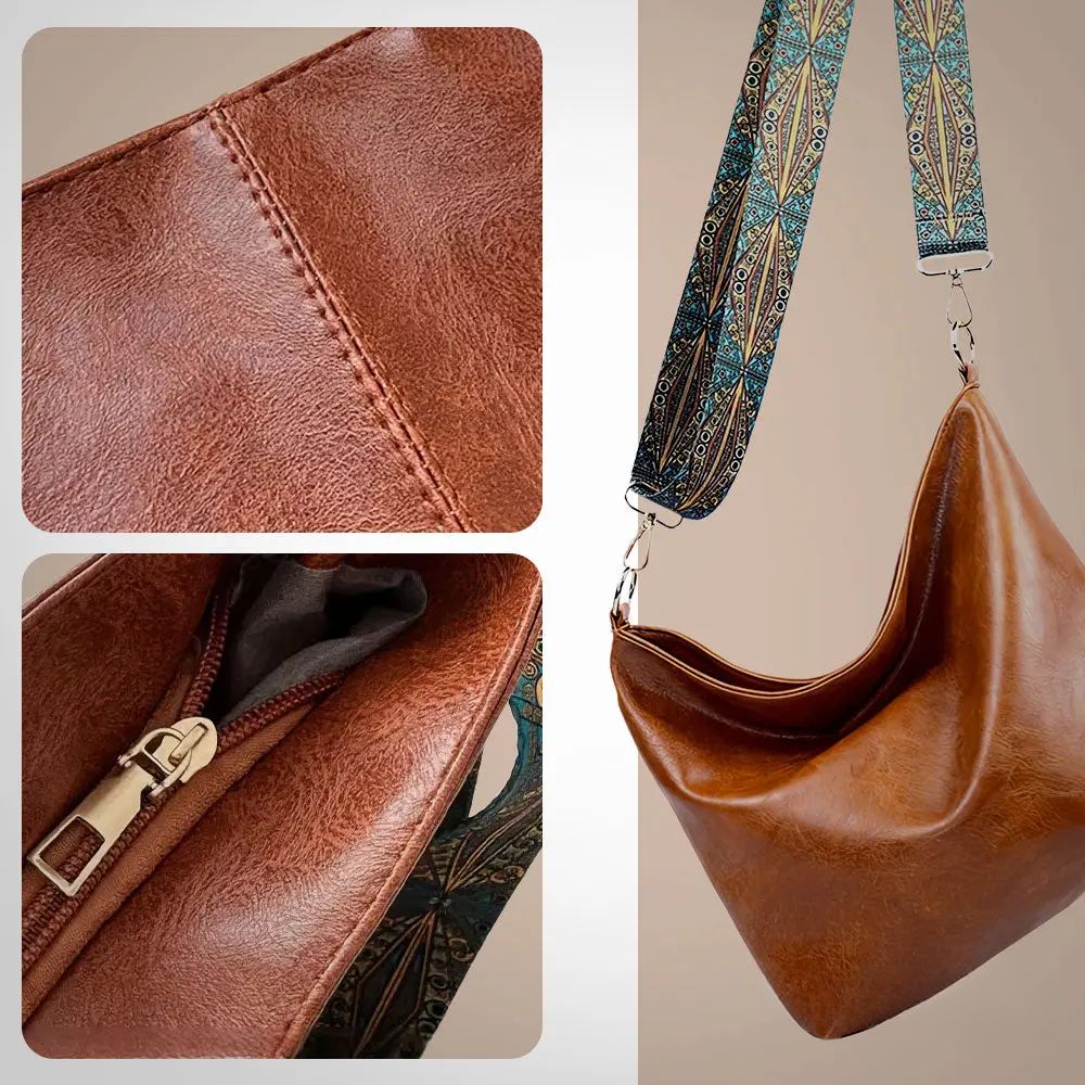 Classic Genuine Leather Shoulder Bag | Greta