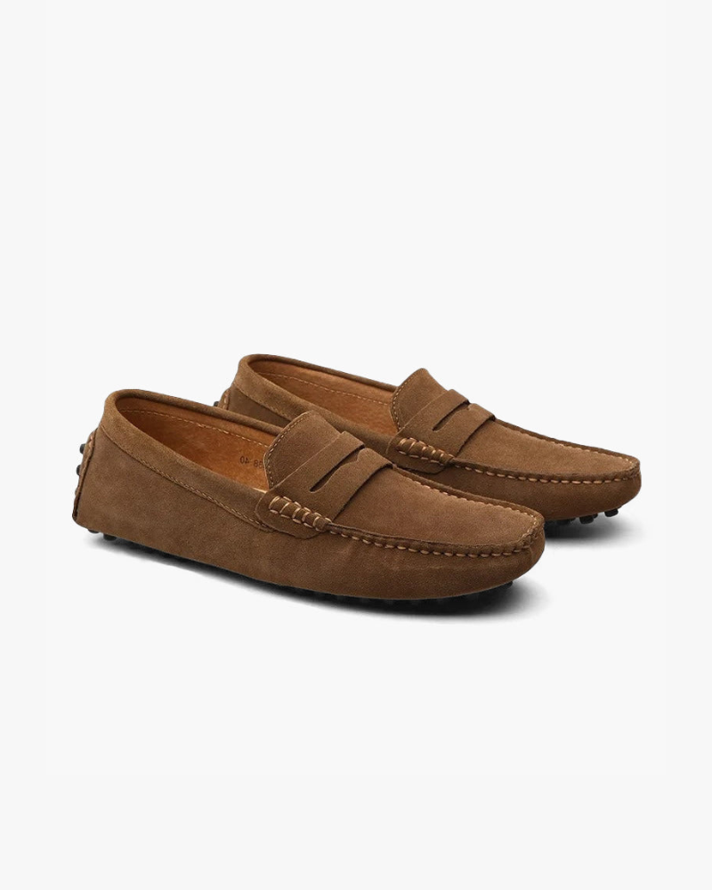 Klyne Suede Driver Loafers