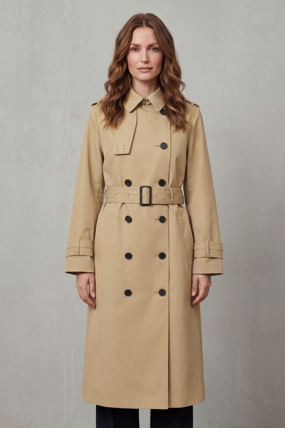 Women's Timeless Double-Breasted Trench Coat - Sorellia