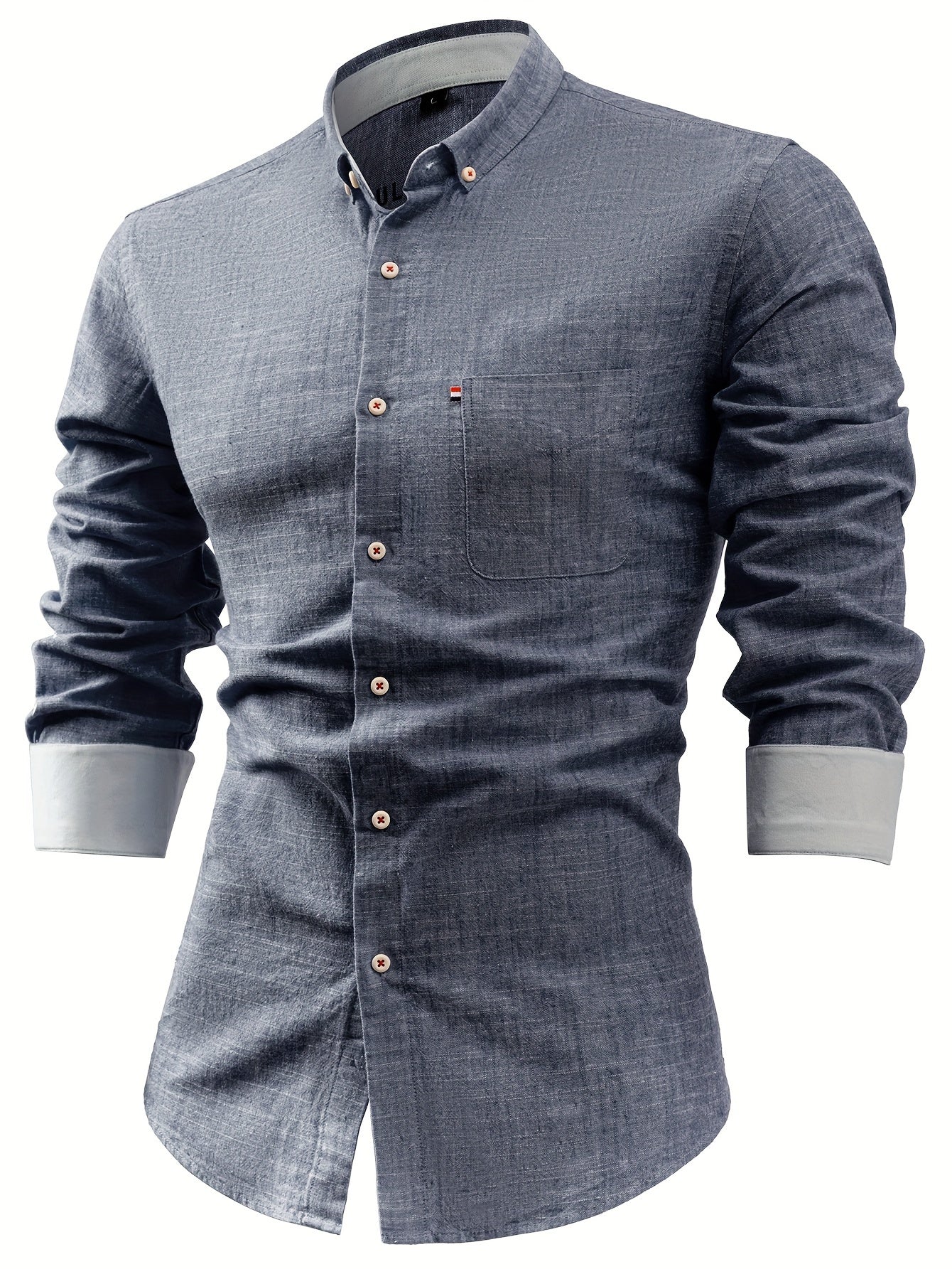 Nolan – long-sleeve button-up shirt