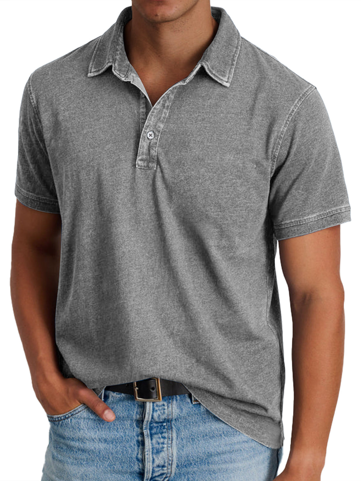 Menno - Polo shirt with collar