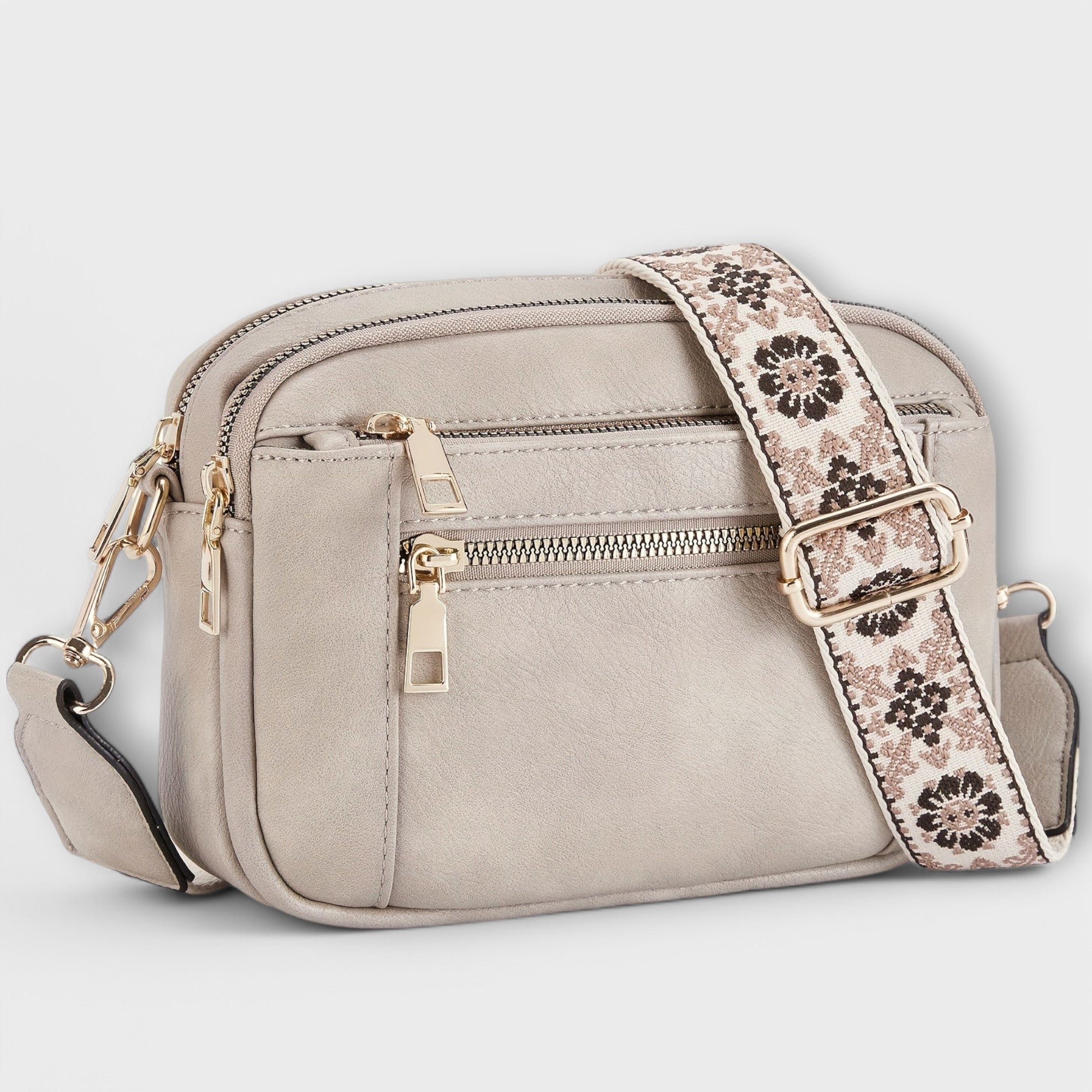 Women's Vegan Leather Crossbody Bag – Boho Strap | Dorianyx