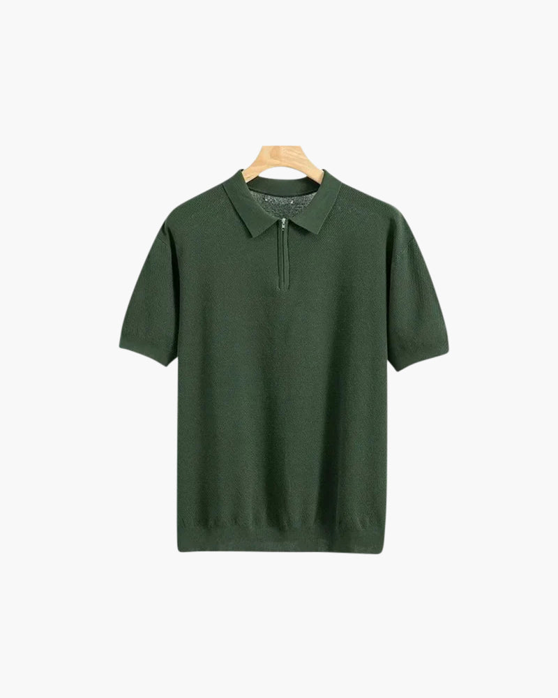 Klyne Ibiza Zip Up Polo