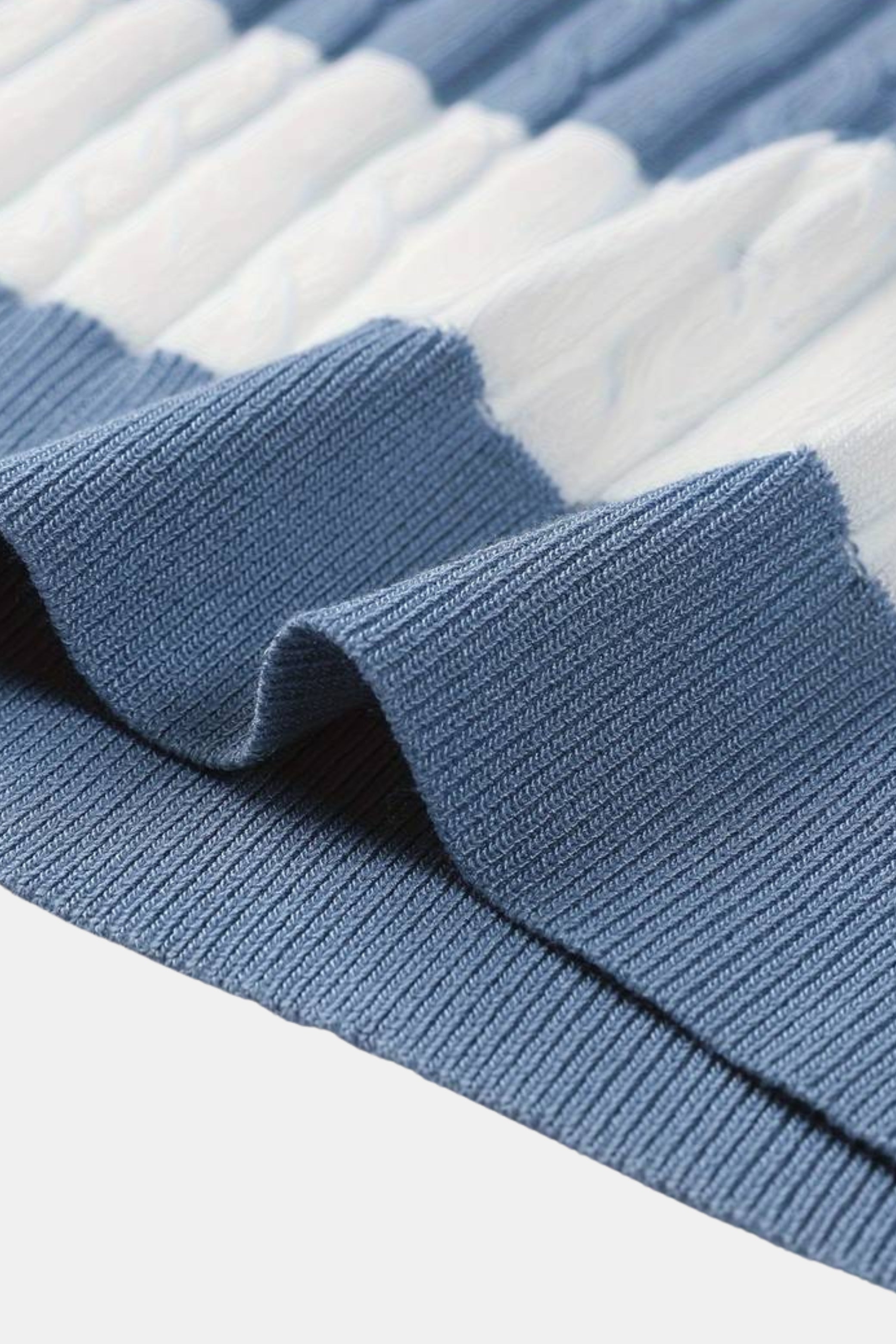 Klyne White Stripe Polo