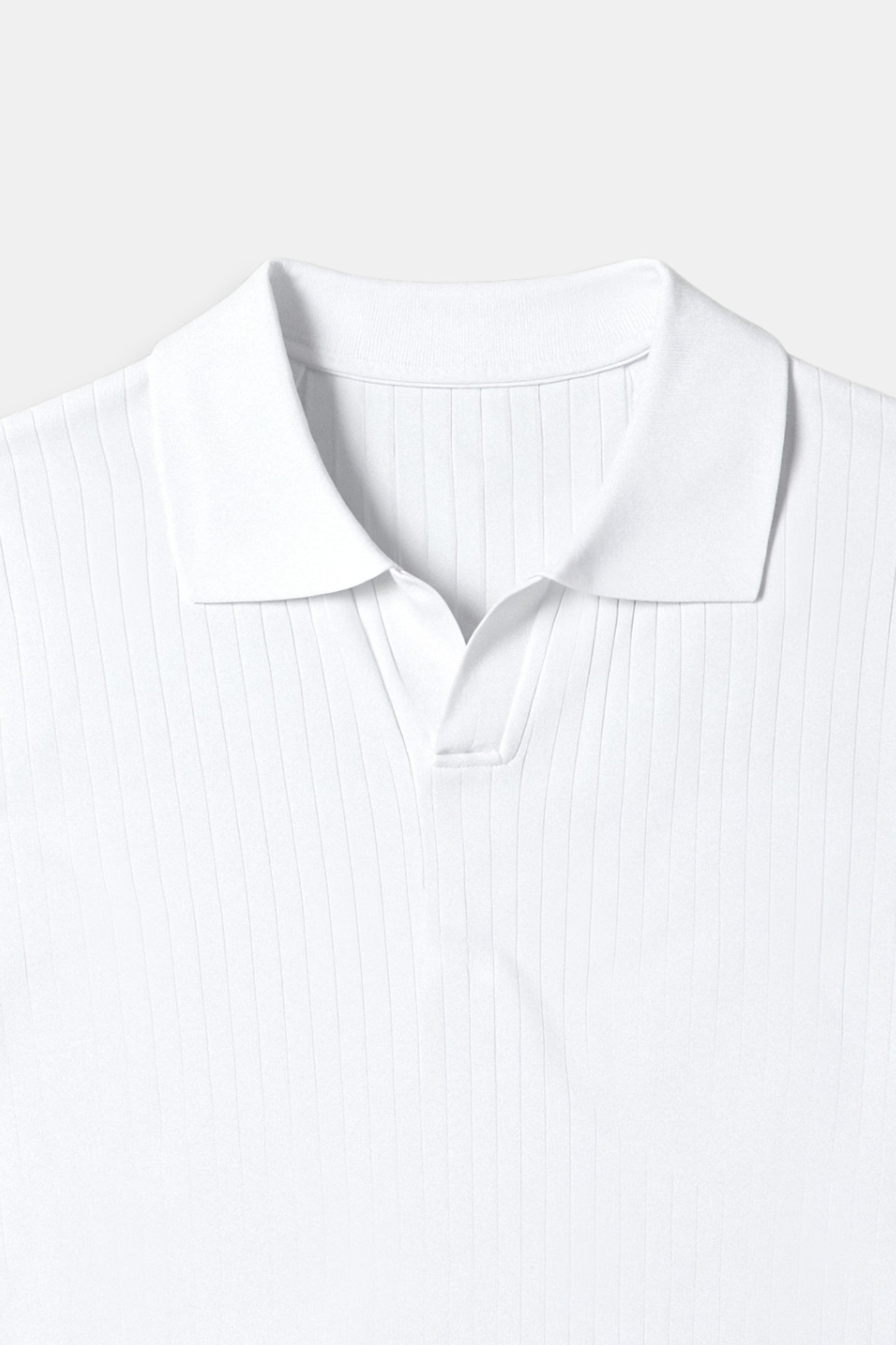 Klyne Ribbed Cotton Polo
