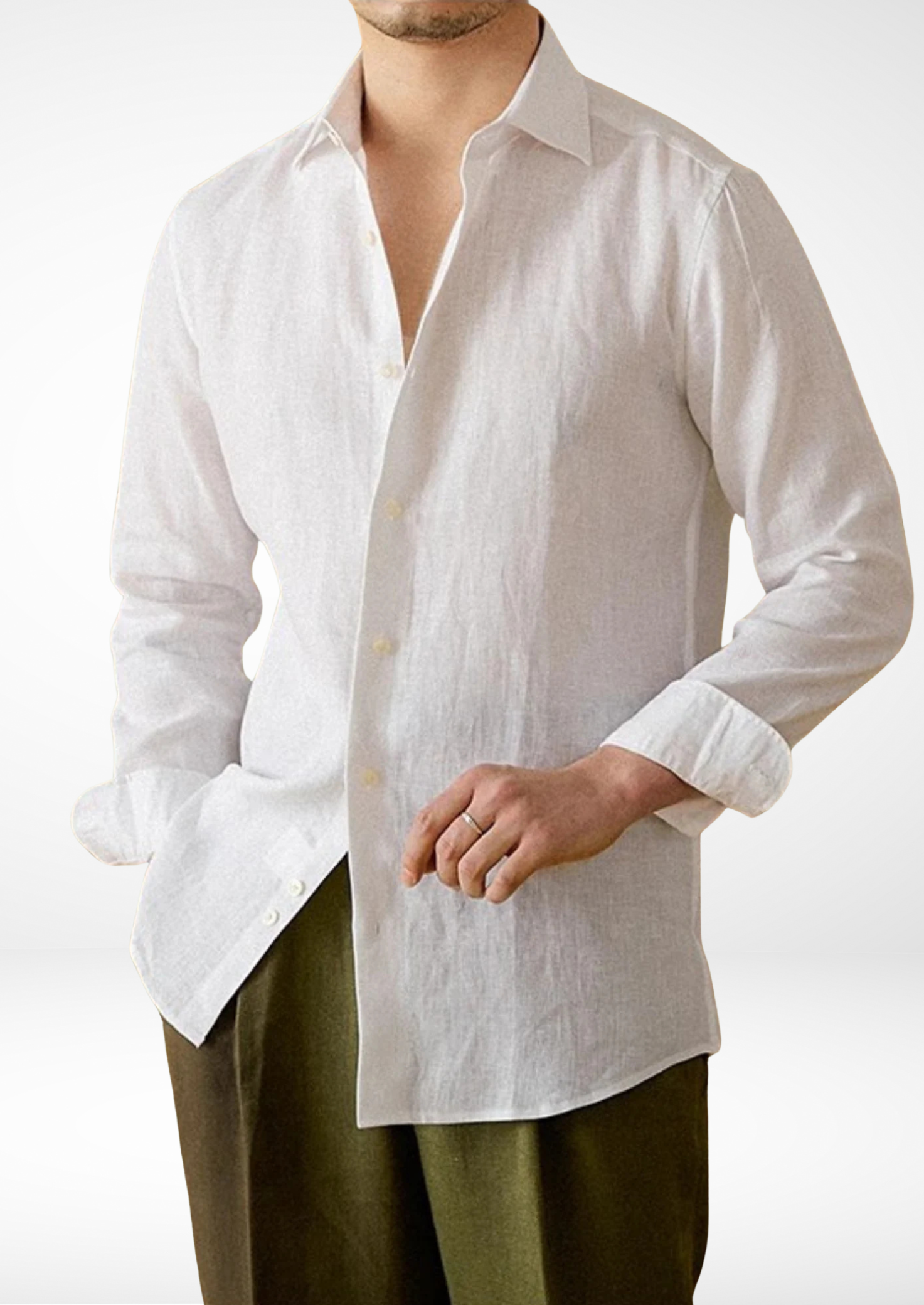 PORTOFINO SEASIDE SHIRT - White