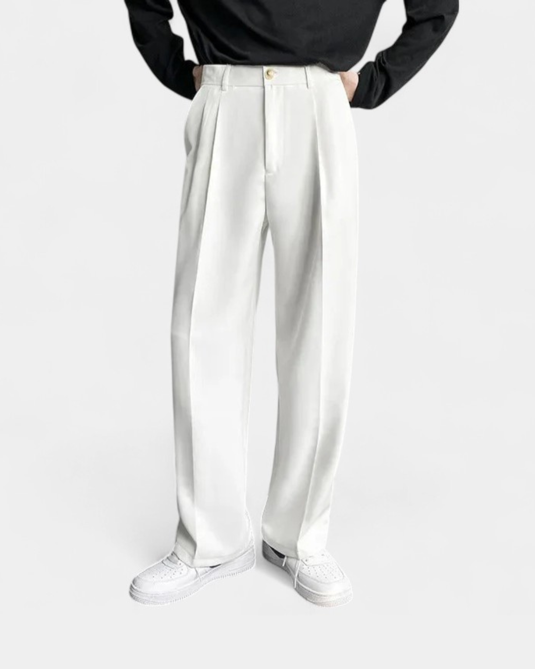 Relaxed Fit Valmont Chino Pants - White