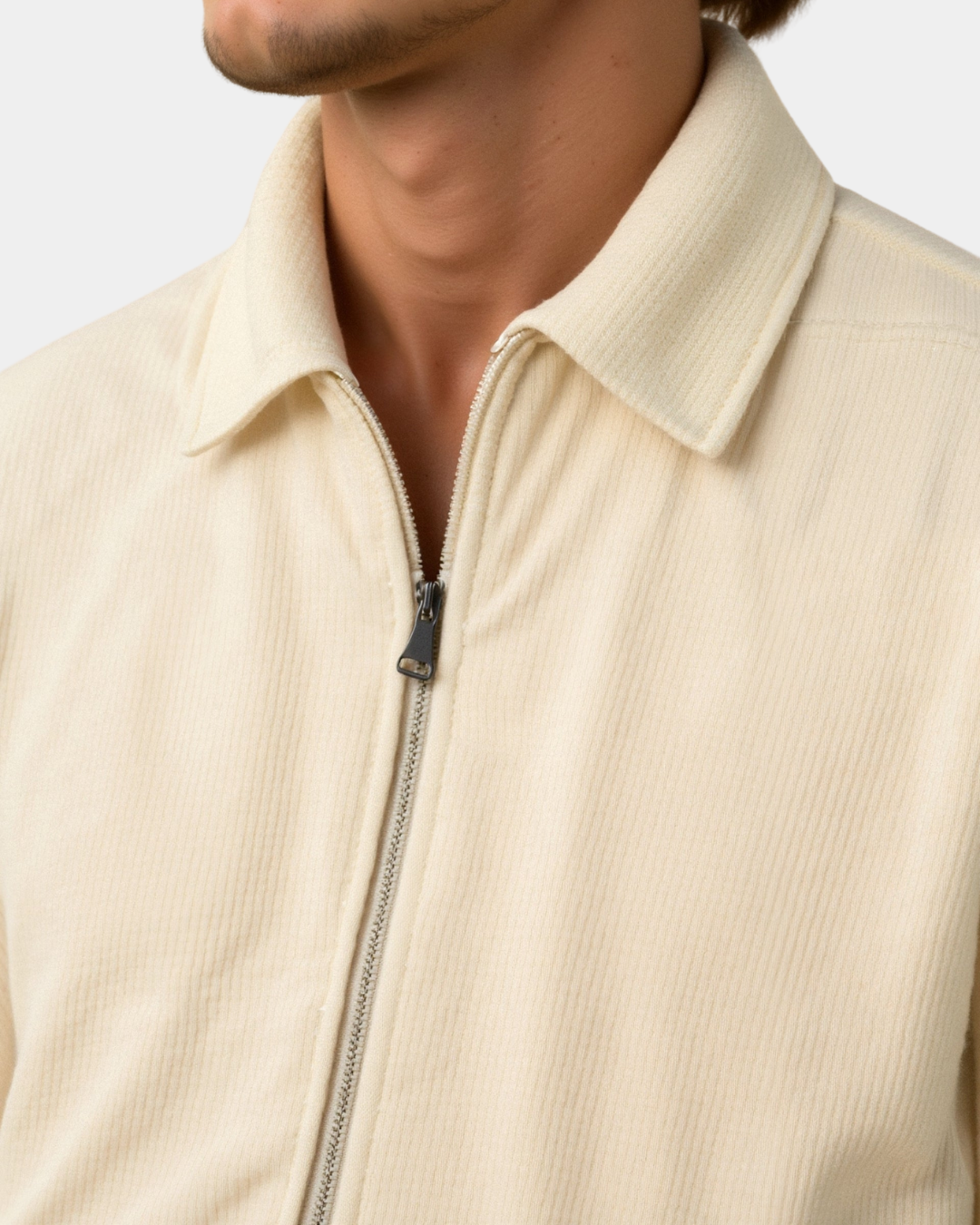 Valen Polo Collar Zip Track Jacket