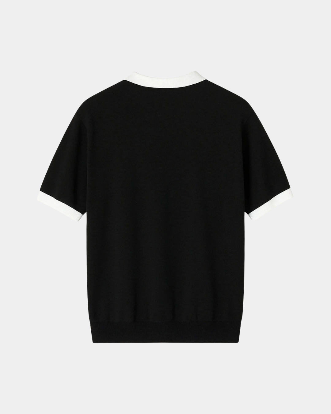 Riviera Heritage Relaxed Fit Polo - Black