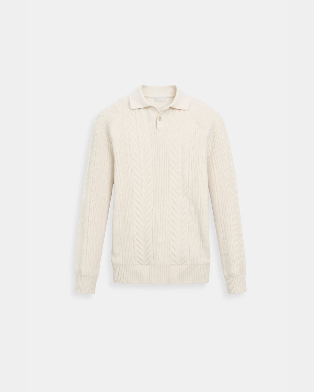 Old Money Retro Solid Knit Sweater - Beige