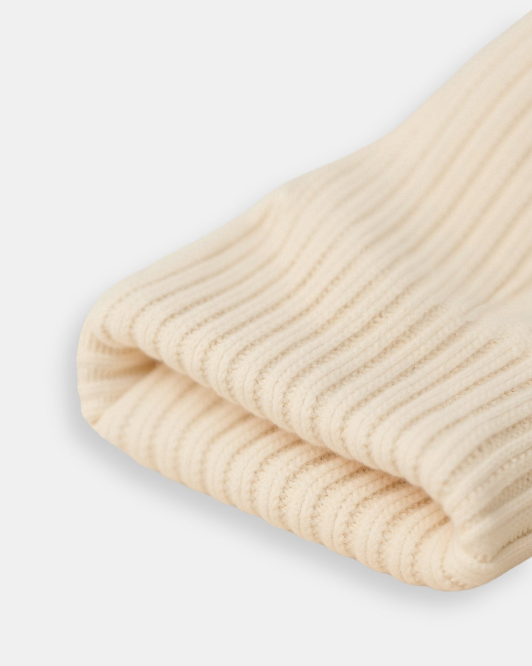 Old Money Retro Solid Knit Sweater - Beige