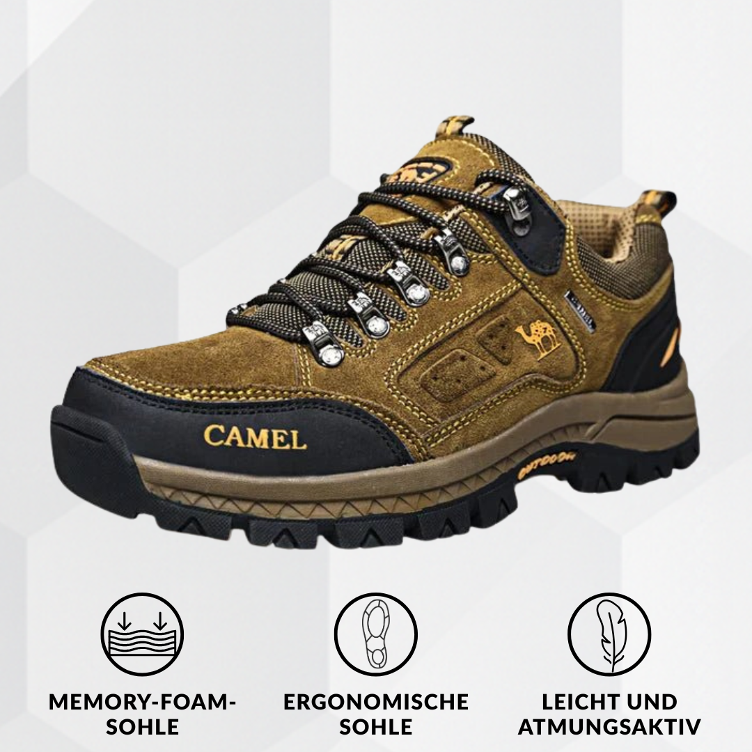 Women's Mid-Cut Waterproof Hiking Boots - Camel