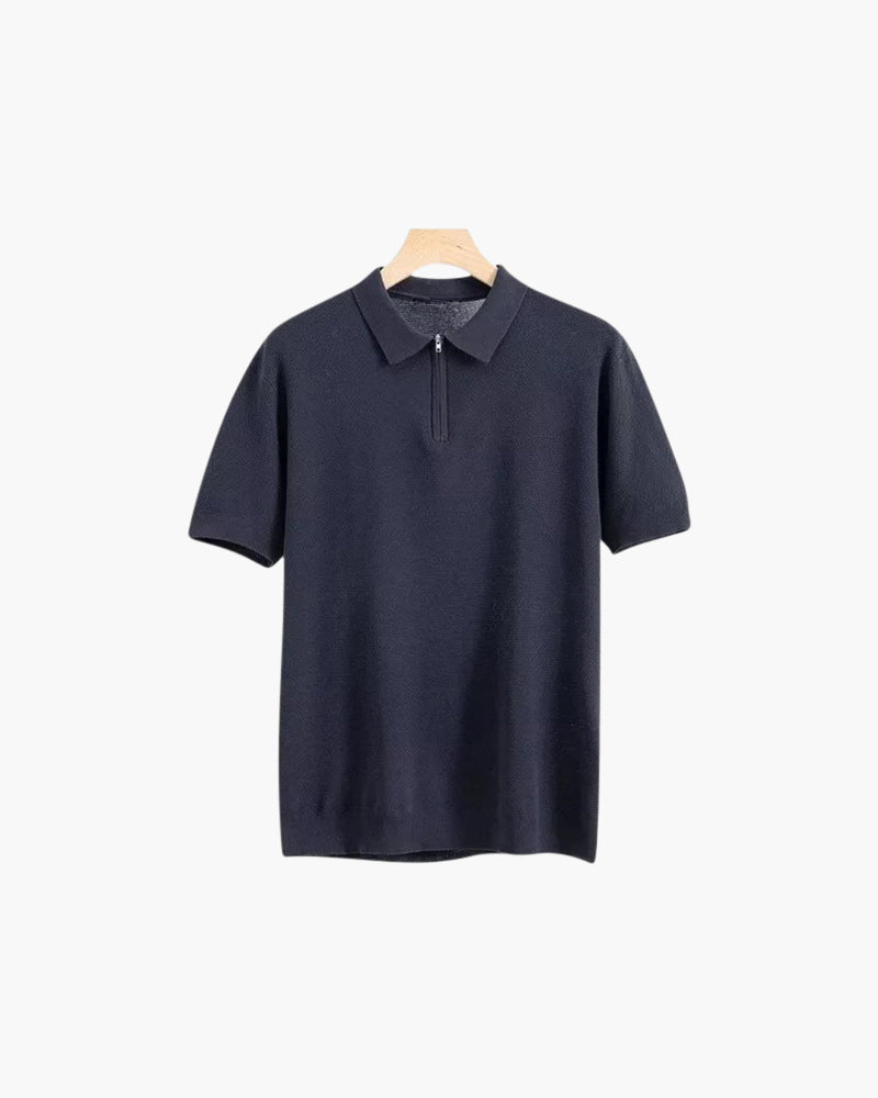 Klyne Ibiza Zip Up Polo
