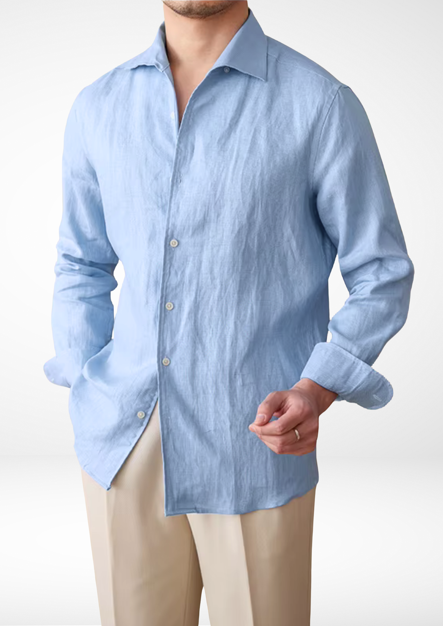 PORTOFINO SEASIDE SHIRT - Light Blue
