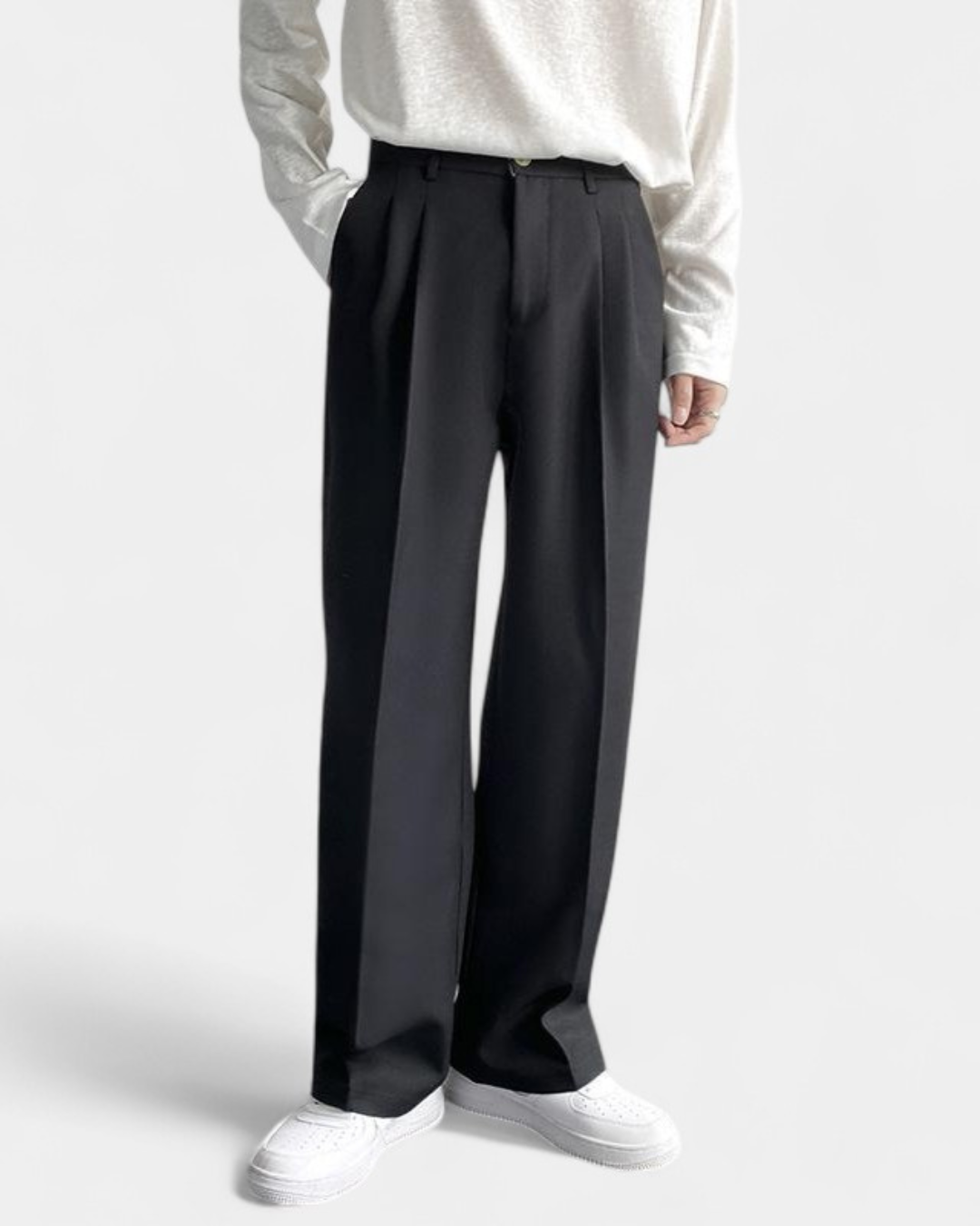Relaxed Fit Valmont Chino Pants - Gray