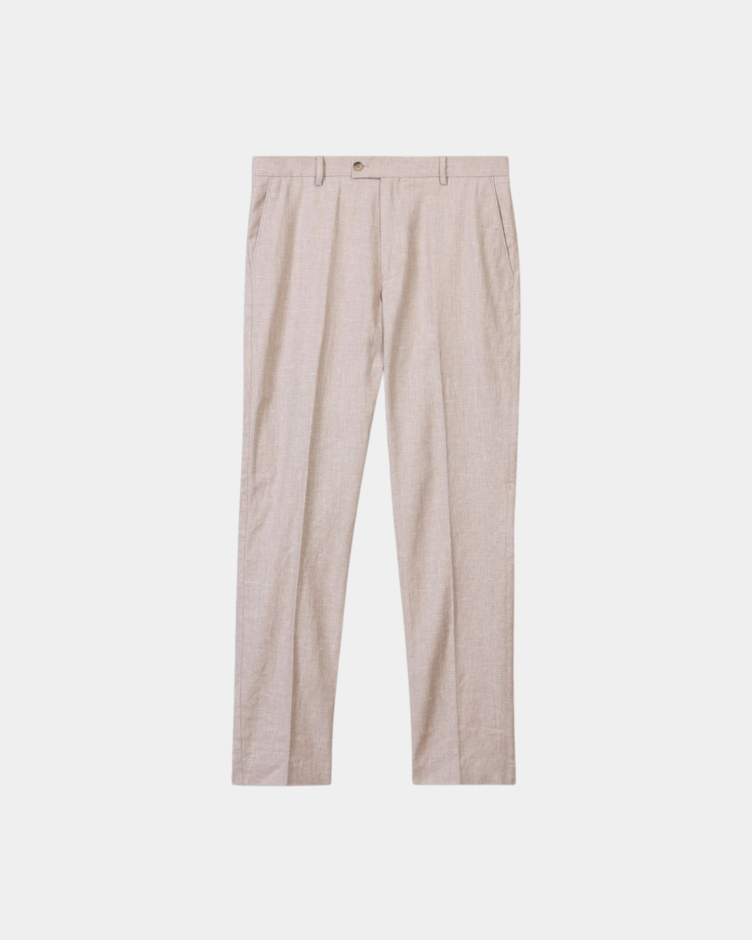 Riviera Pure Linen Tailored Trousers - Sand