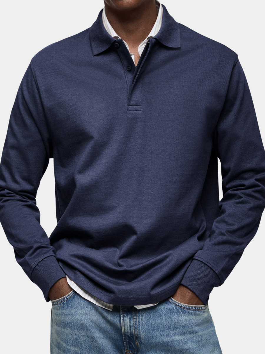 Andres - Luxury Long-Sleeve Polo