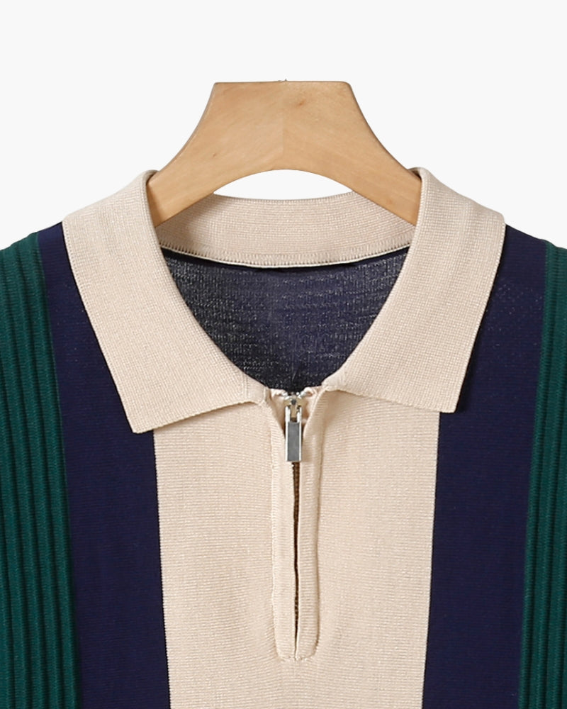 Klyne Mixed Half Zip