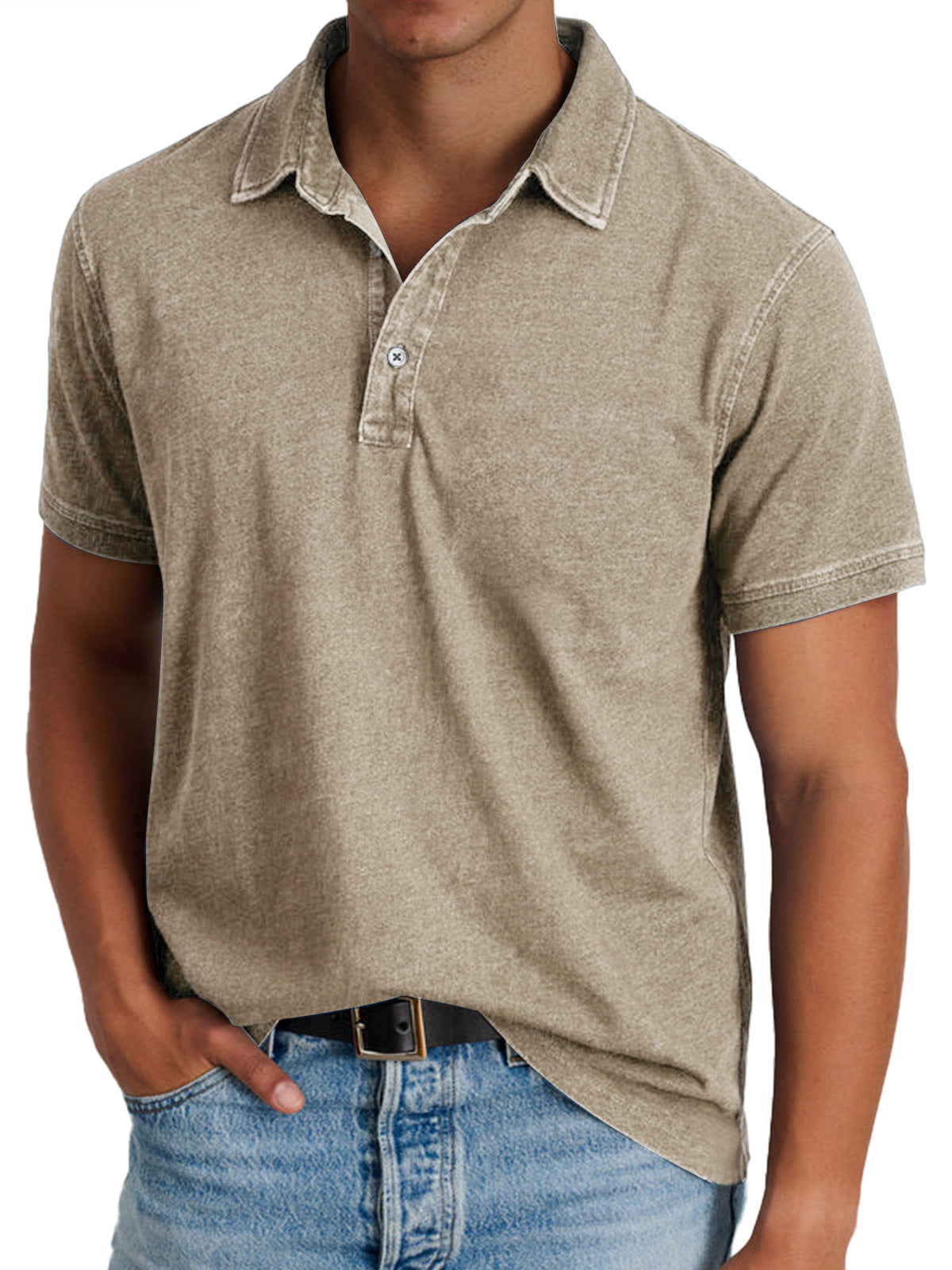 Menno - Polo shirt with collar