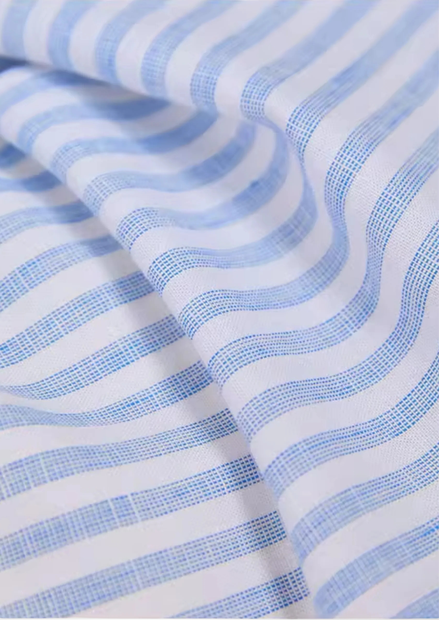 PORTOFINO STRIPED SEASIDE SHIRT - Light Blue