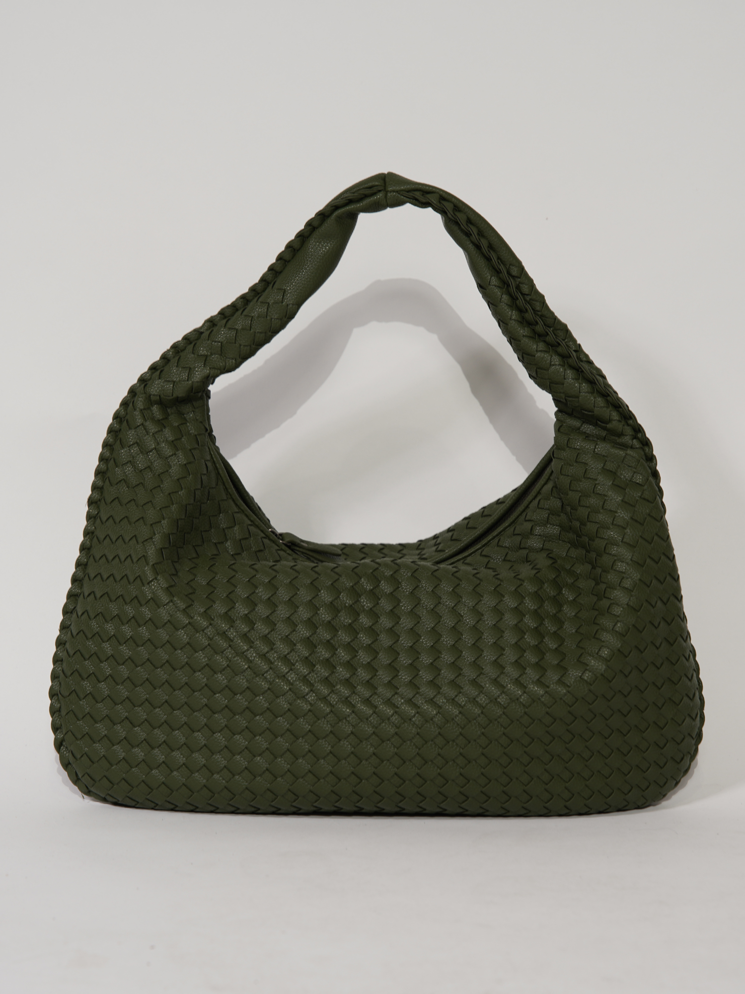 Women's Woven Leather Hobo Bag – Large Everyday Shoulder Bag | Samara