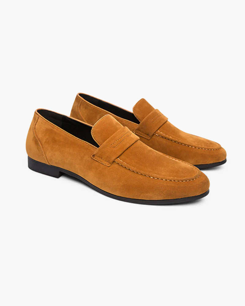 Klyne Suede Penny Loafers