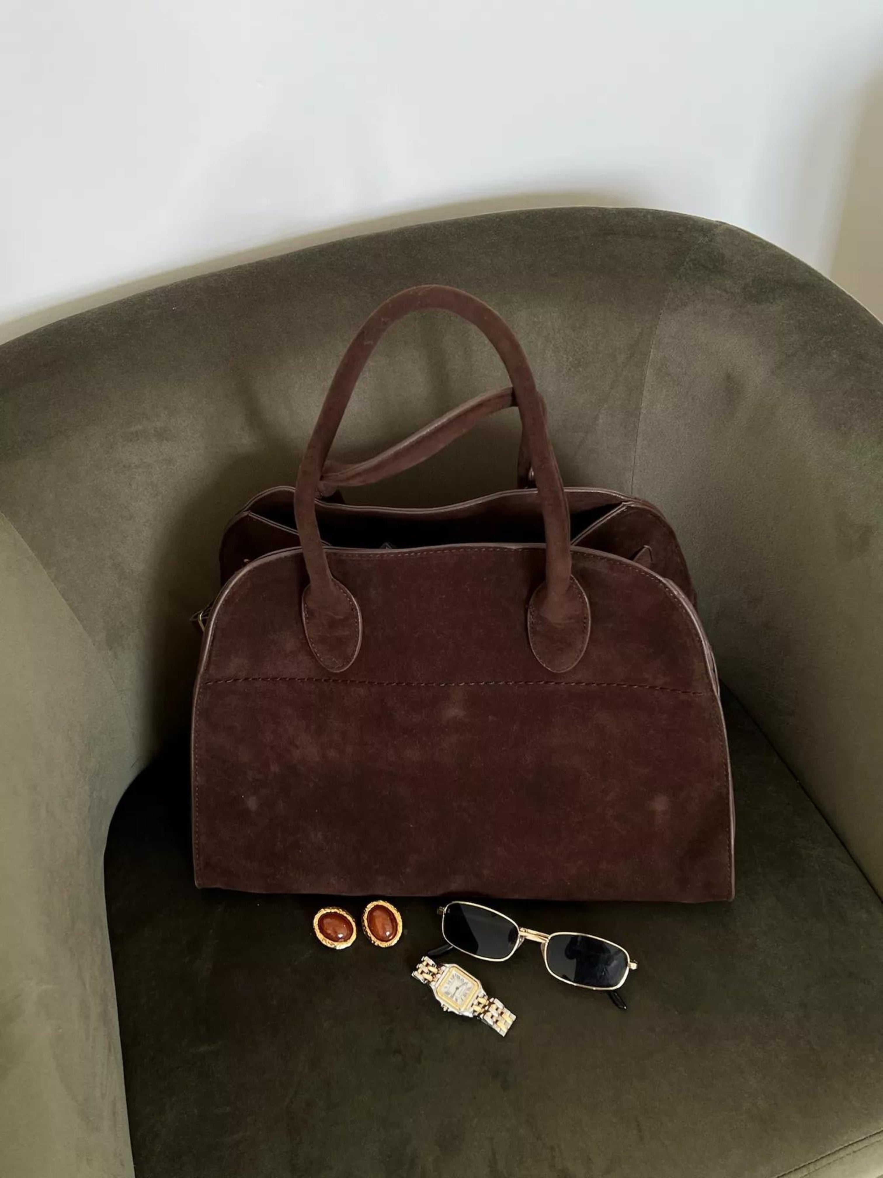 Suede Handbag | Beatrix