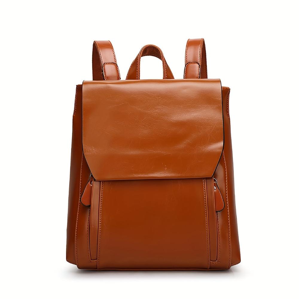 Quilted Leather Backpack Handbag – Vintage Style | Hannelore