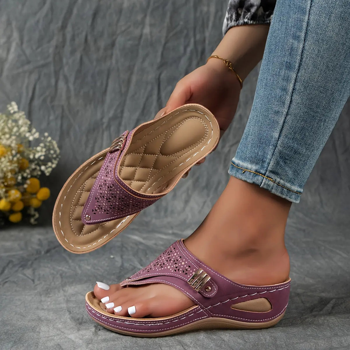 Women's Wedge Sandals - Élodie