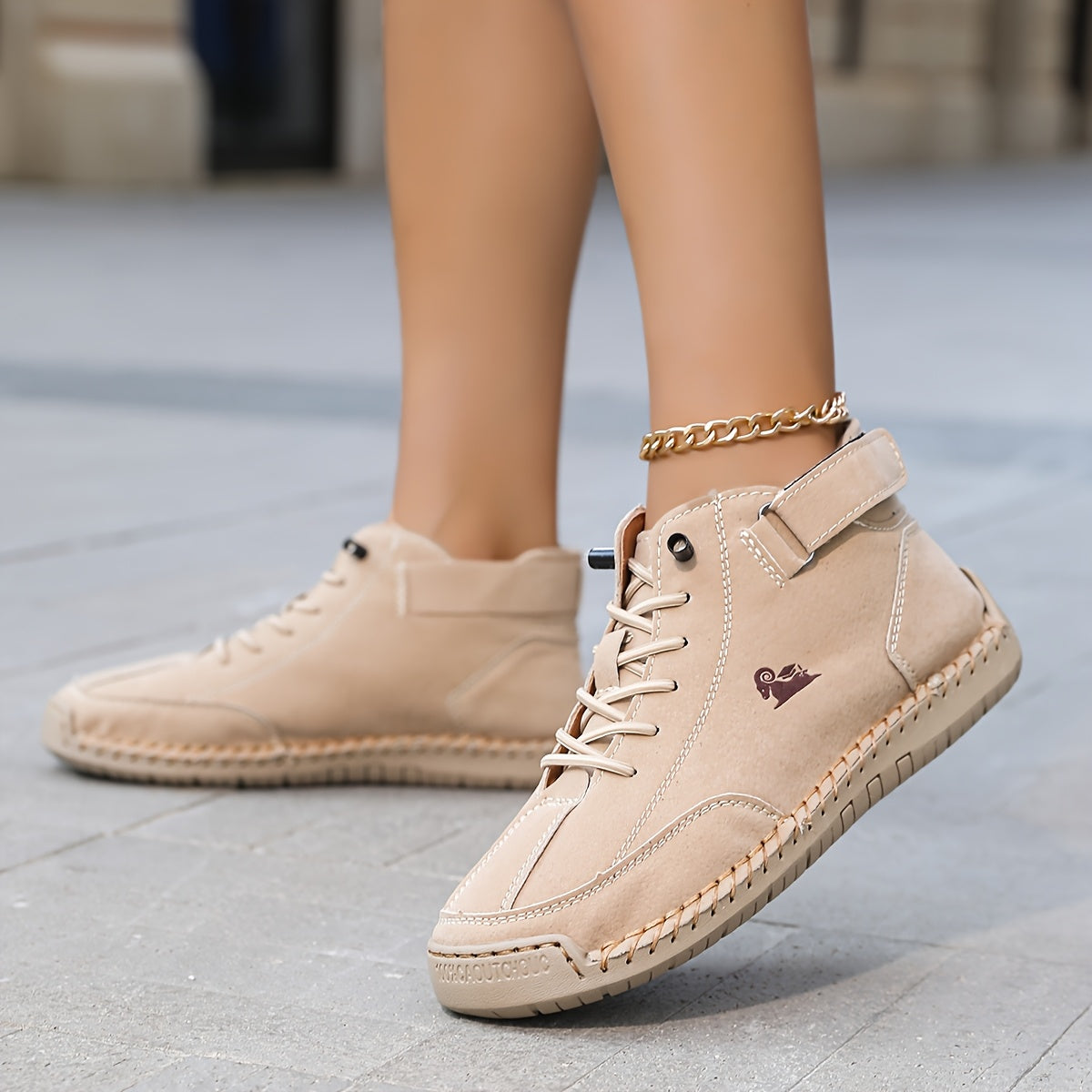 Women's Cozy Ankle-Height Sneakers - Lola