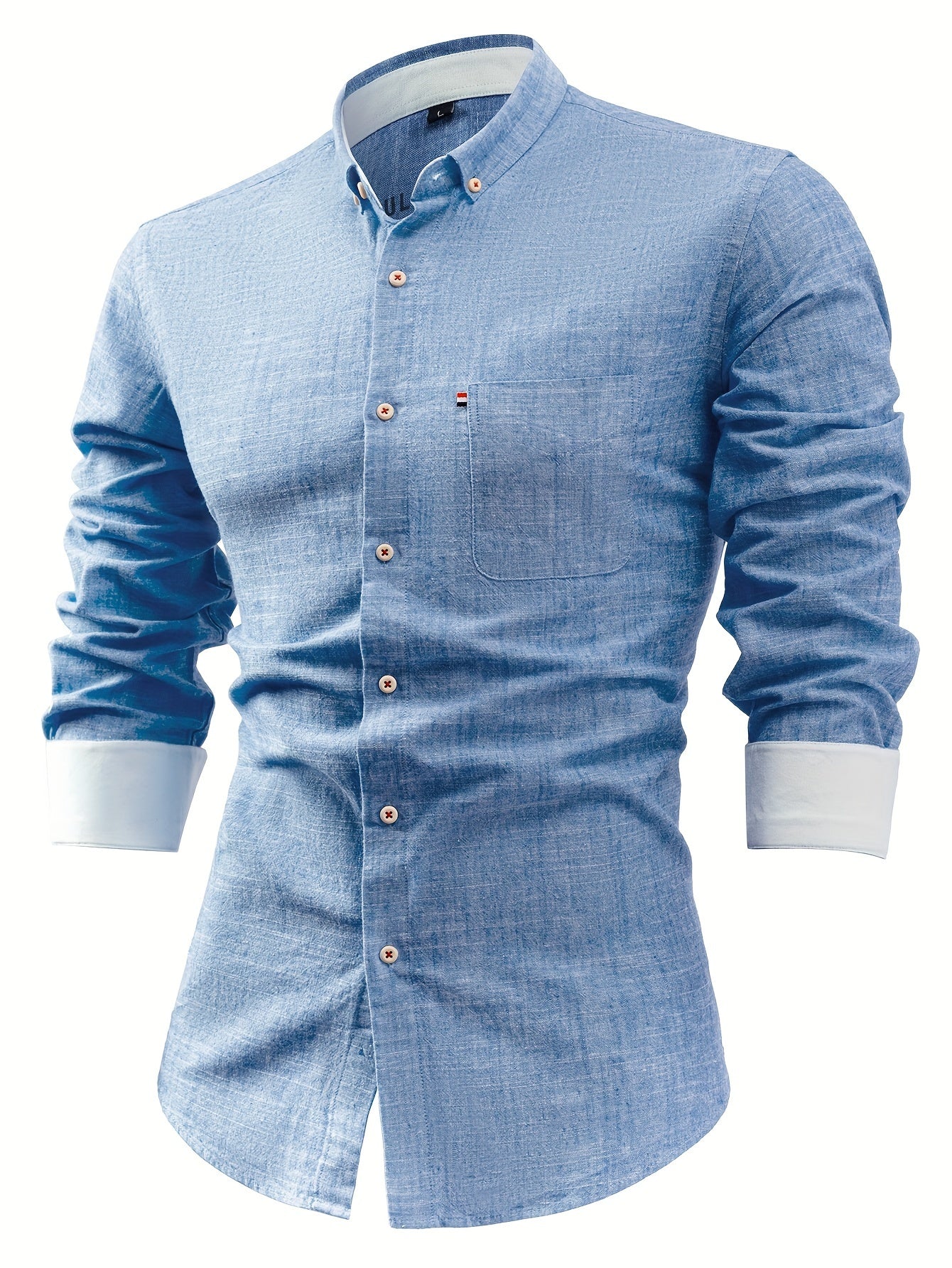 Nolan – long-sleeve button-up shirt