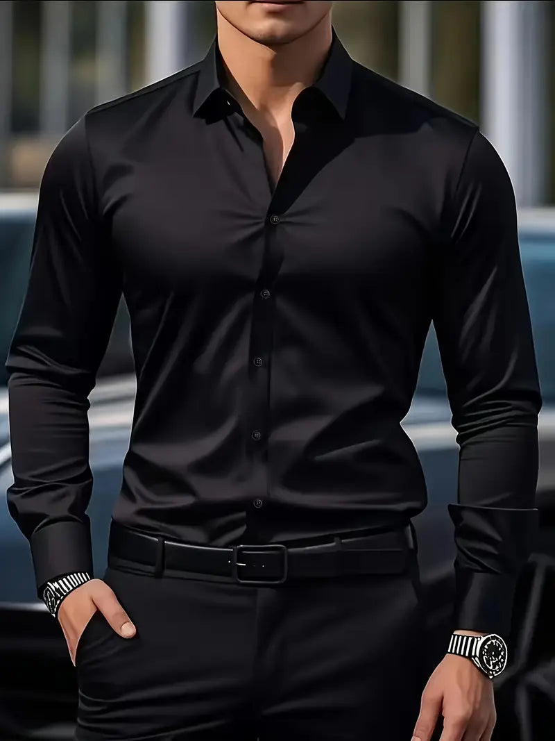 Savrani - Stretch long-sleeve shirt