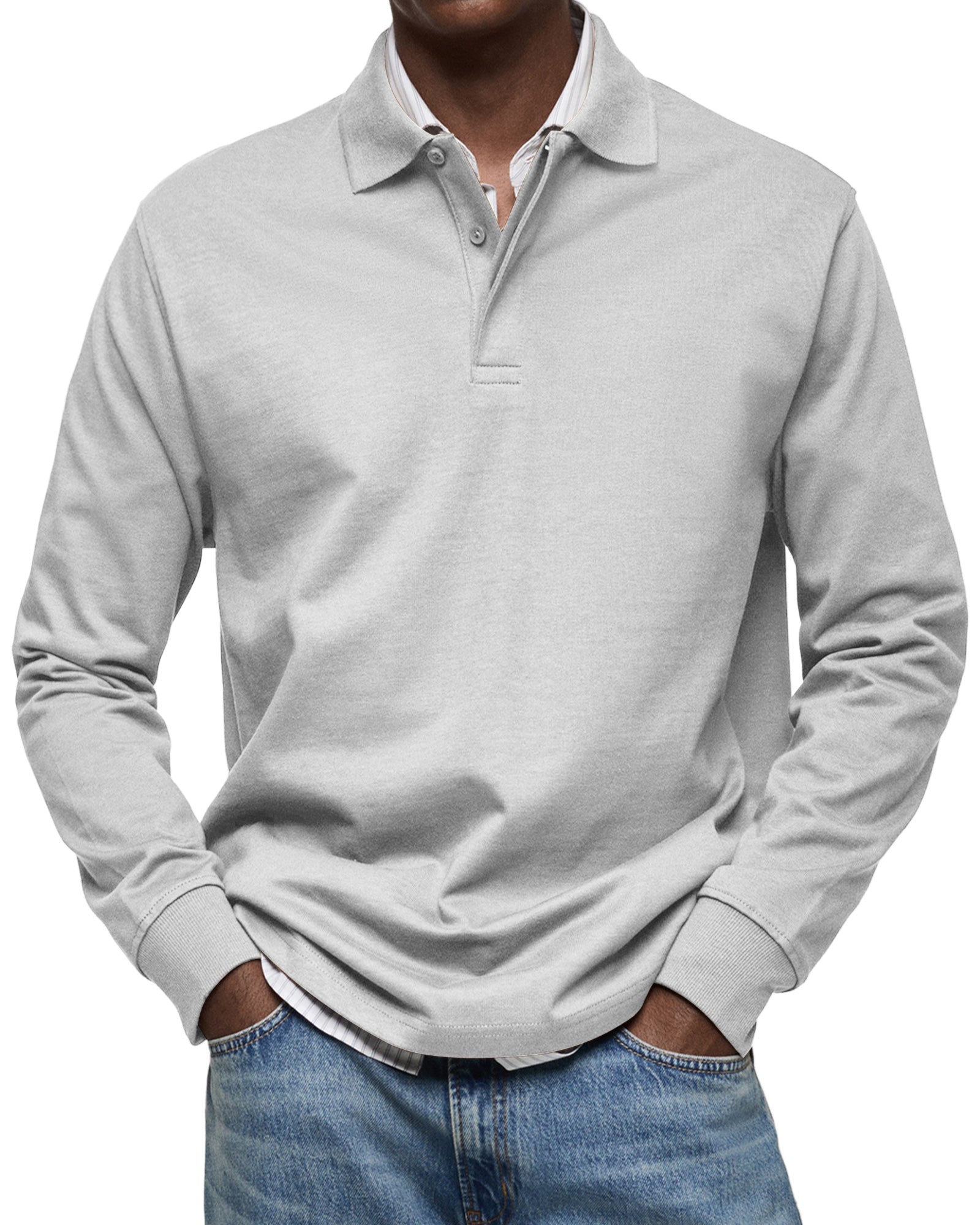 Andres - Luxury Long-Sleeve Polo