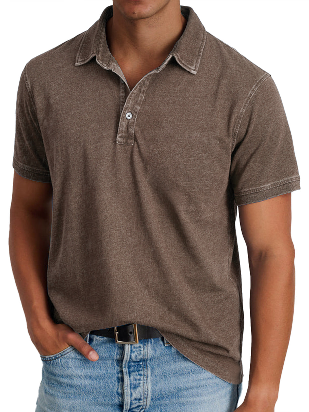Menno - Polo shirt with collar