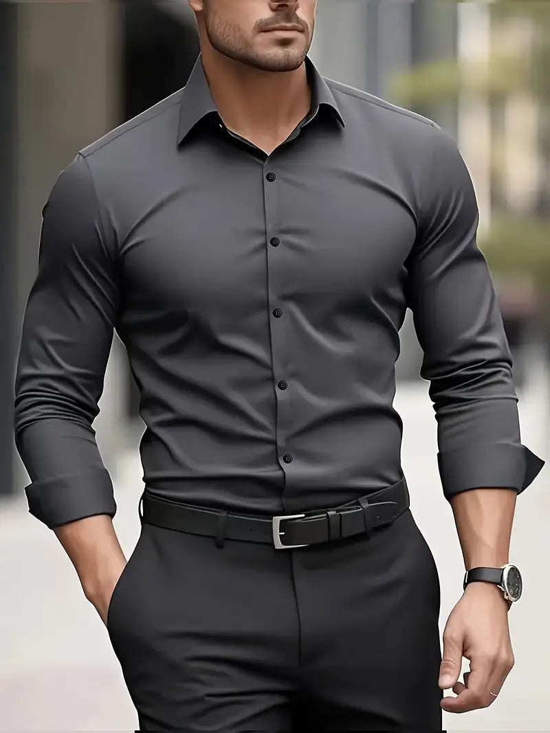 Savrani - Stretch long-sleeve shirt