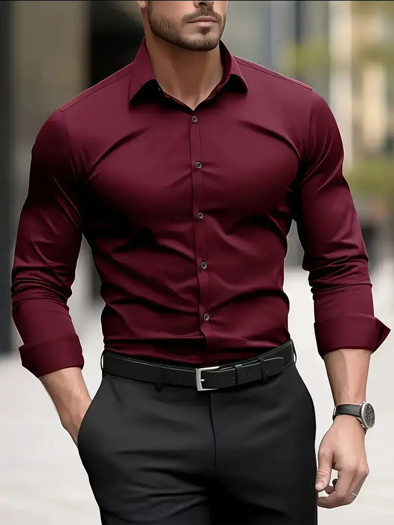 Savrani - Stretch long-sleeve shirt