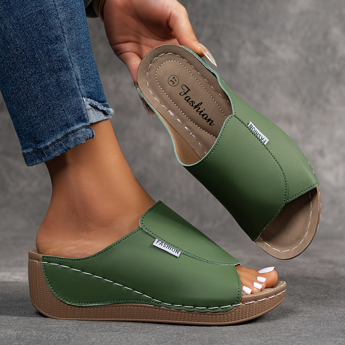 Women's Arch-Support Comfort Slide Sandals - Indy