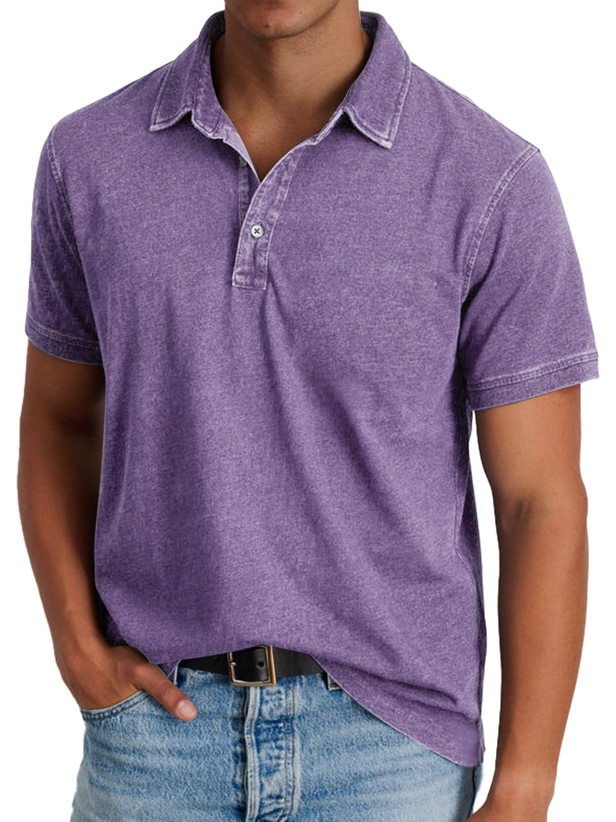 Menno - Polo shirt with collar