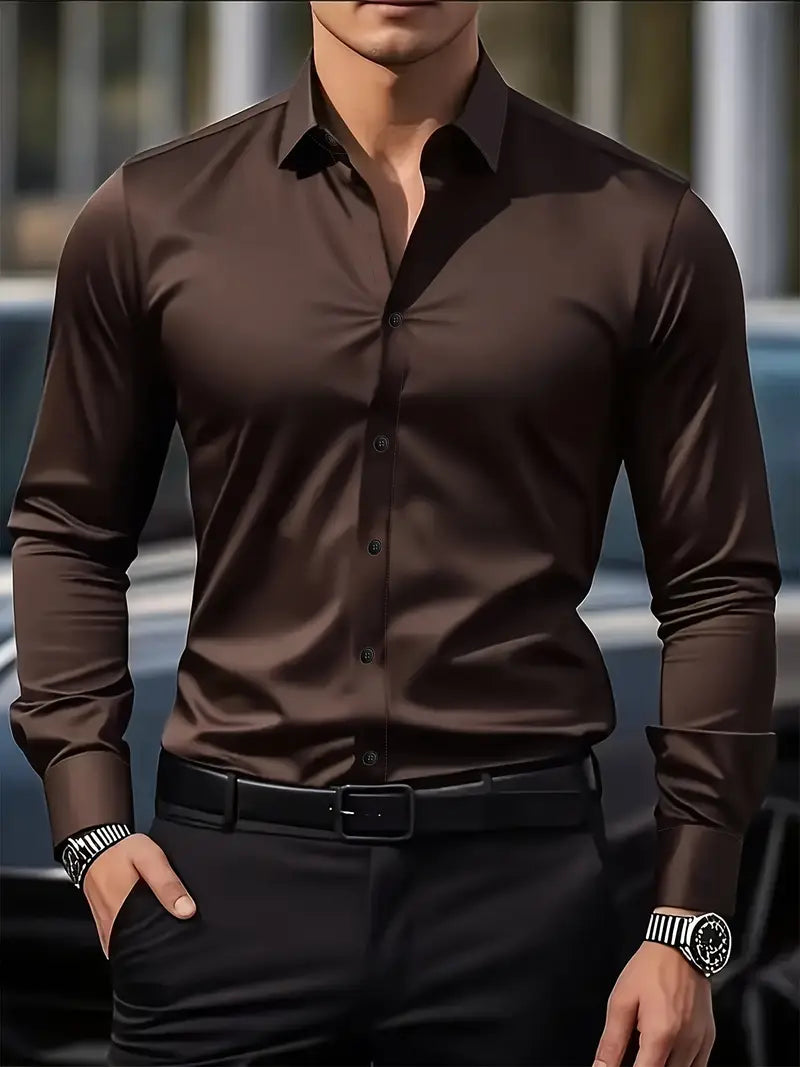 Savrani - Stretch long-sleeve shirt