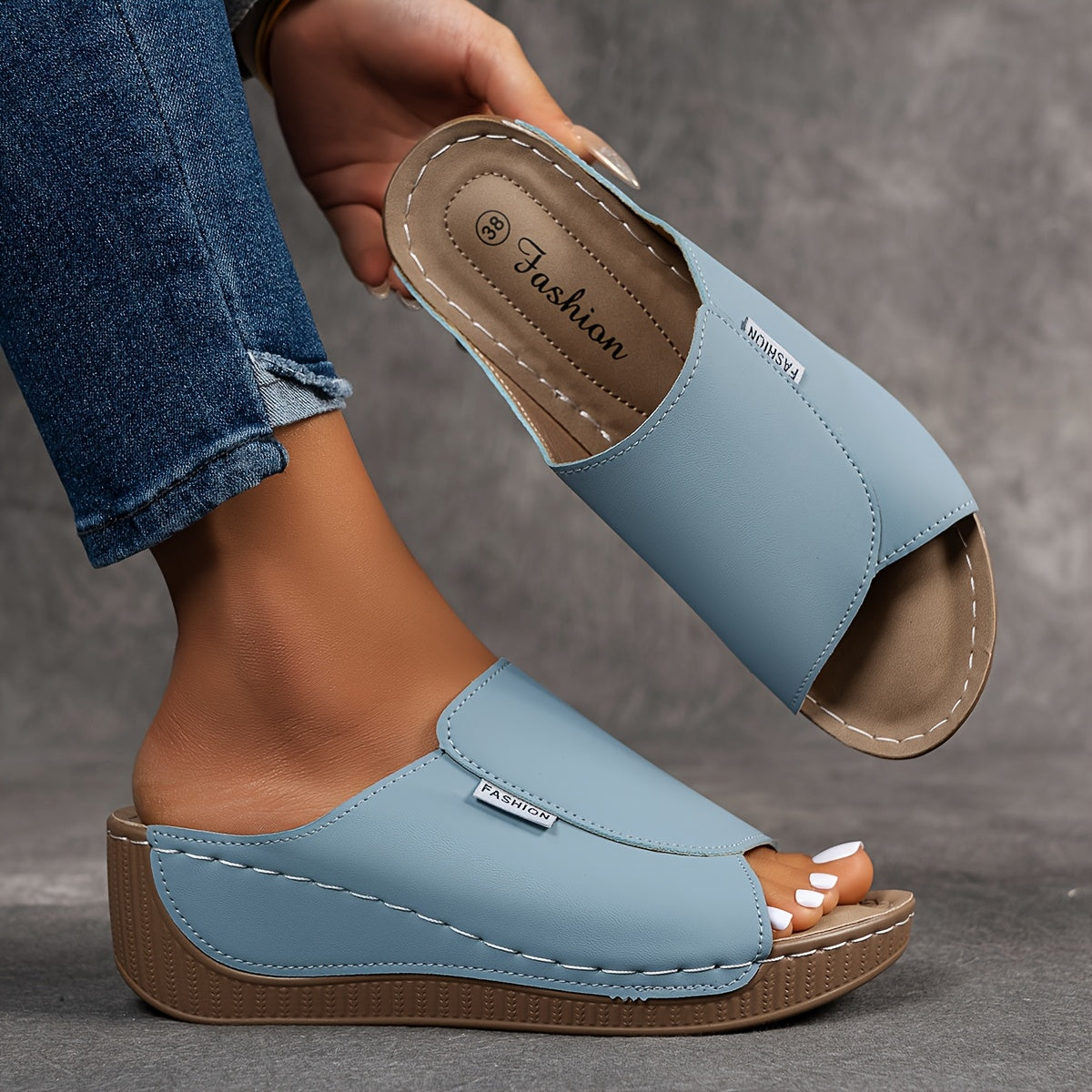 Women's Arch-Support Comfort Slide Sandals - Indy